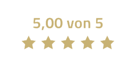Rated 5 from 5 Stars at Provenexpert.